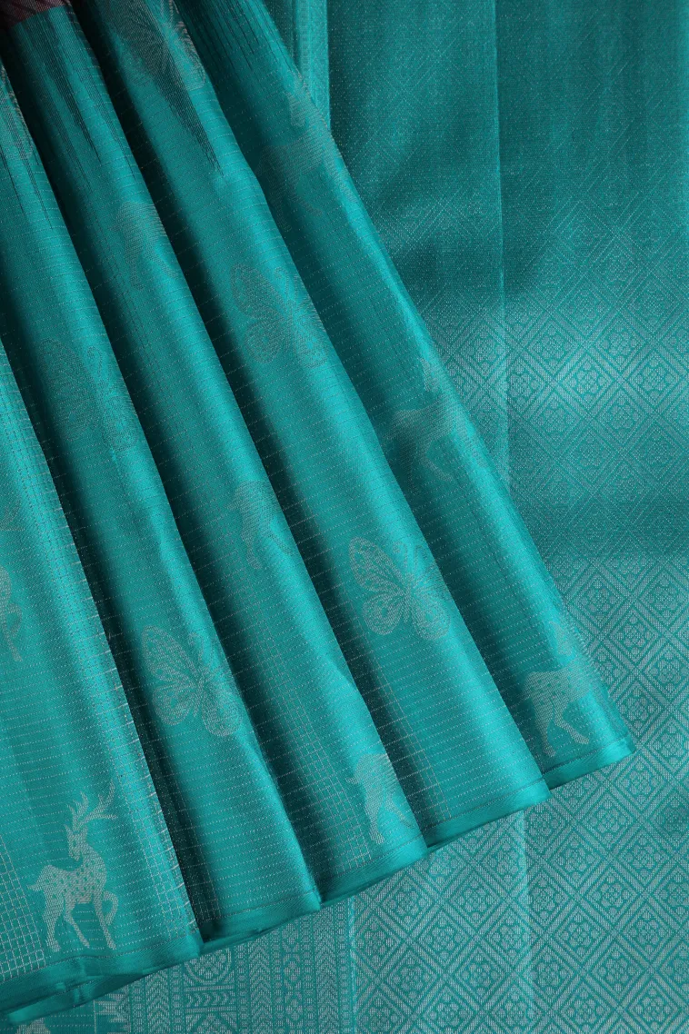 Grape Purple Soft Silk Saree with Silver Zari Cross Straipes