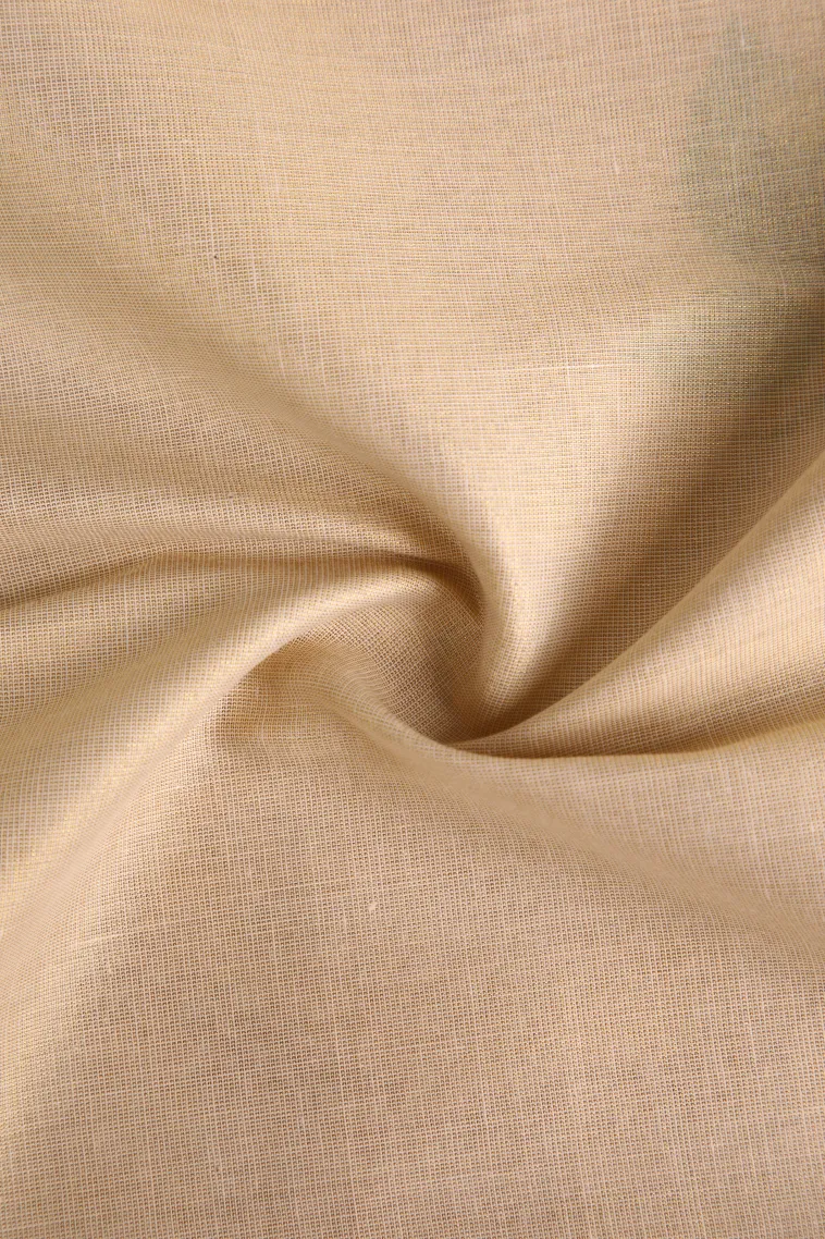 Cream White Kasavu Sarees with Gold Zari Flower Mottif view 4