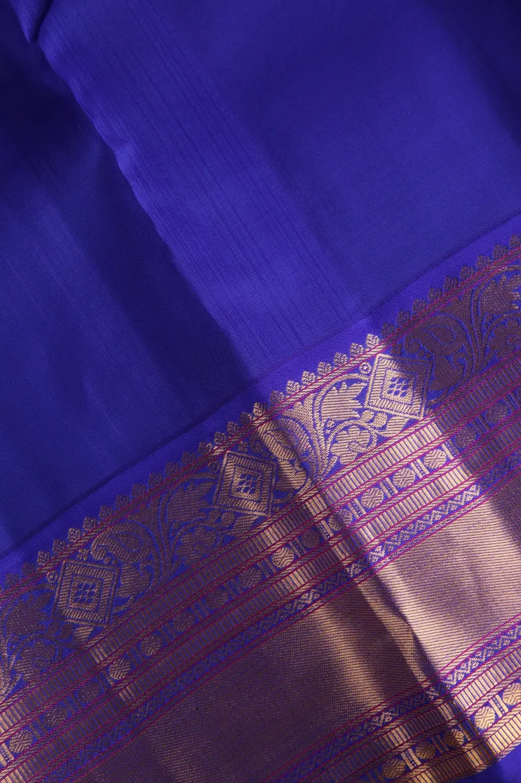 Lemon Yellow Soft Silk Saree with Gold Zari Buttis (small Dots Or Motifs) view 3