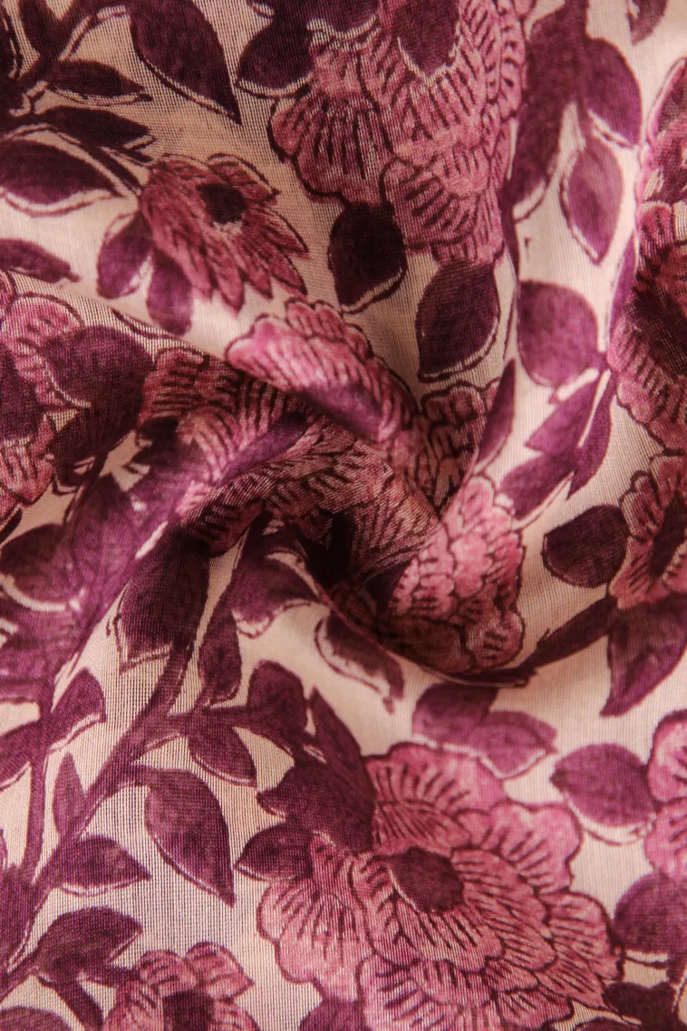 Coconut White Chanderi Cotton Sarees with Copper Zari Floral Patterns view 4