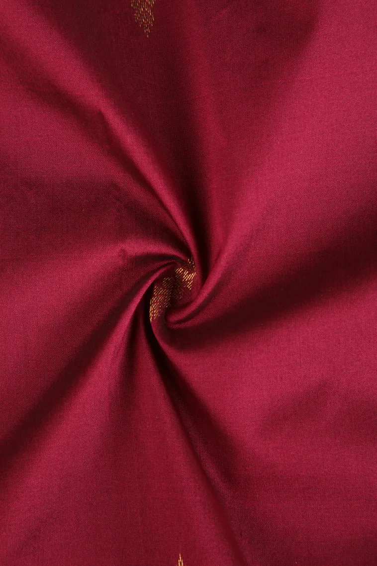 Magenta Purple Soft Silk Saree with Gold Zari Buttis (small Dots Or Motifs) view 4