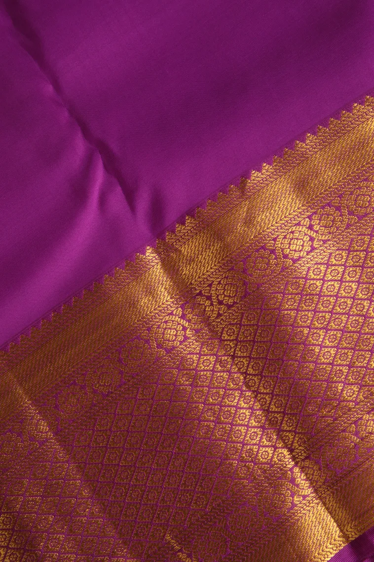 Cookie Yellow Soft Silk Saree with Gold Zari Buttis (small Dots Or Motifs) view 3