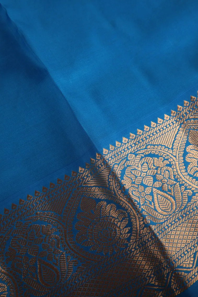 Lemon Yellow Soft Silk Saree with Gold Zari Buttis (small Dots Or Motifs) view 3