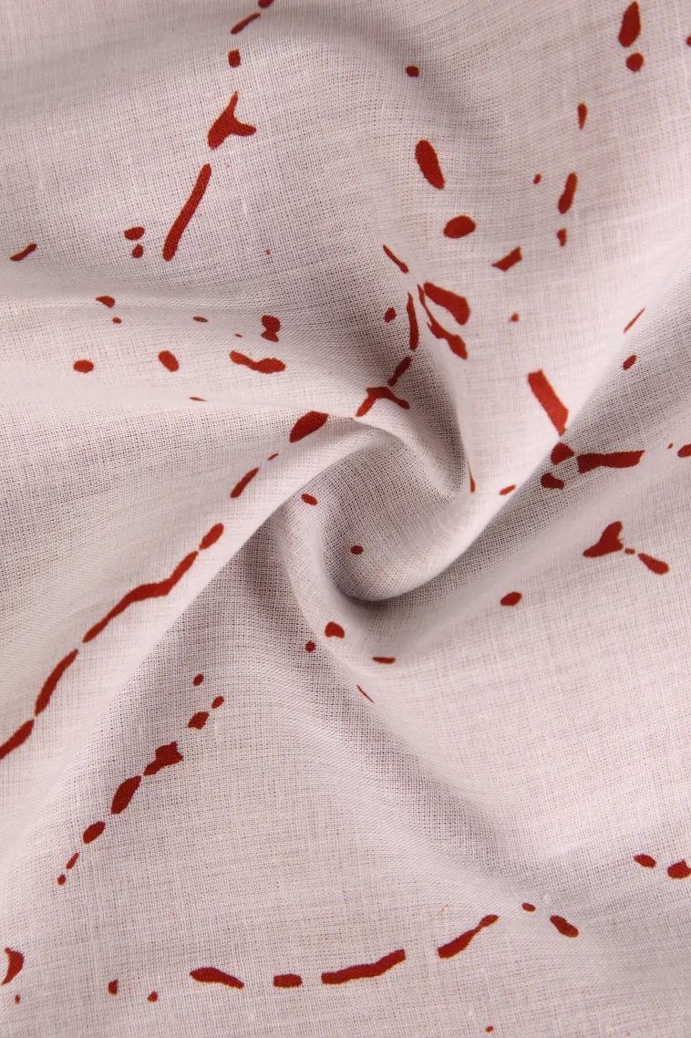 Cotton White Mul Mul Cotton Without Zari With Floral Patterns view 4