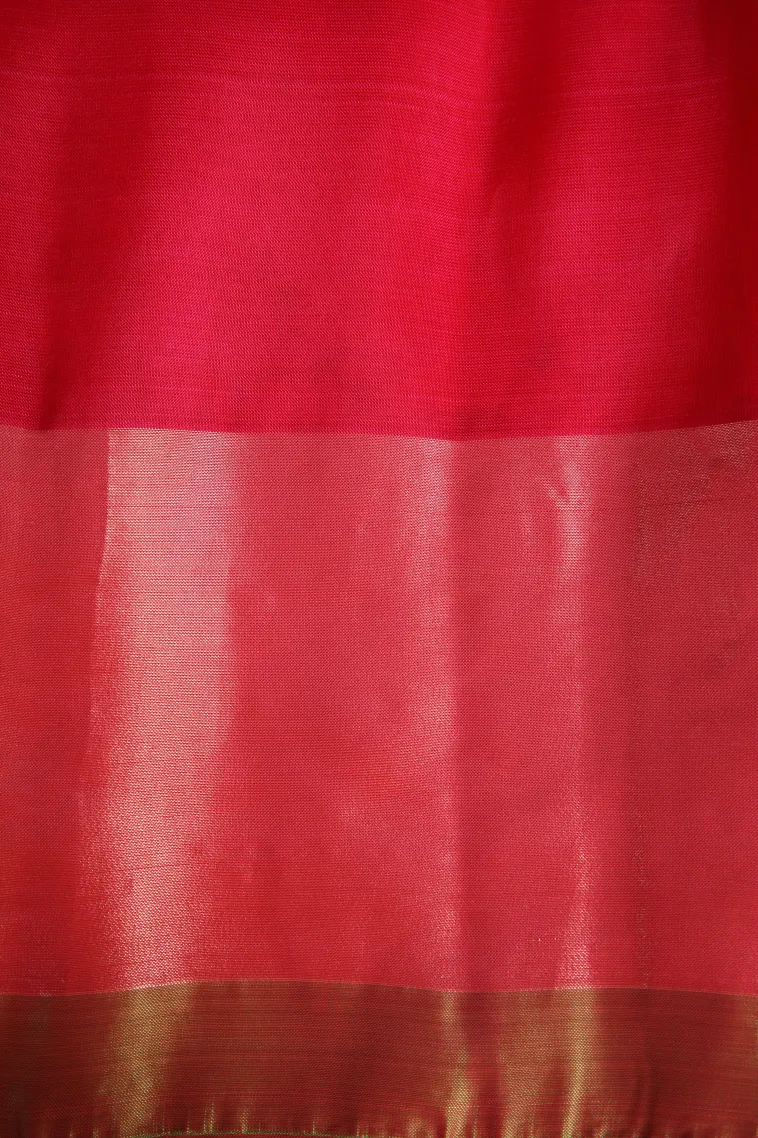 Forest Green Pochampalli Saree Without Zari With Floral Patterns view 3
