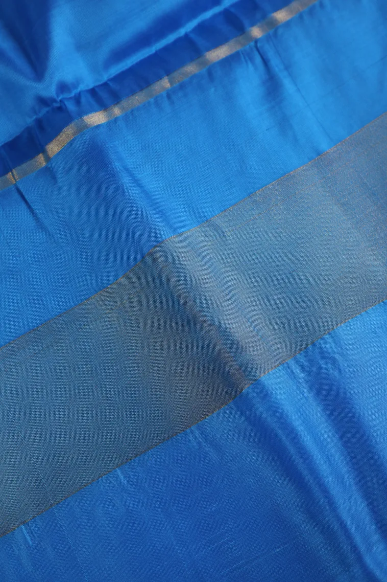 Magenta Purple Soft Silk Saree with Gold Zari Checks And Puttas view 3