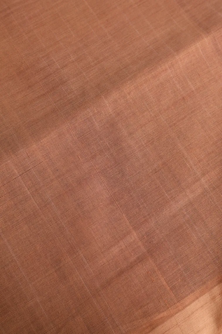 Merlot Red Pure Handloom Kovai Cotton with Gold Zari Geometric Shapes view 3