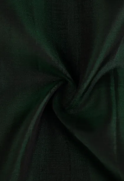 Bottle Green Soft Silk Saree Without Zari With Plain