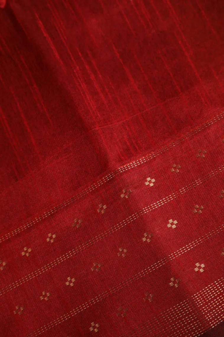 Lemon Yellow Tussar Saree with Gold Zari Cross Straipes view 3