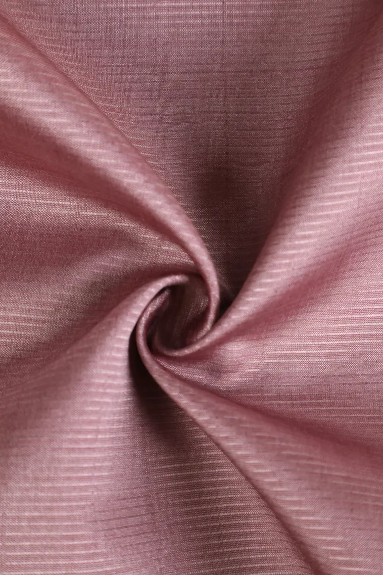 Lemonade Pink Tussar Saree with Gold Zari Animal Mottif view 4