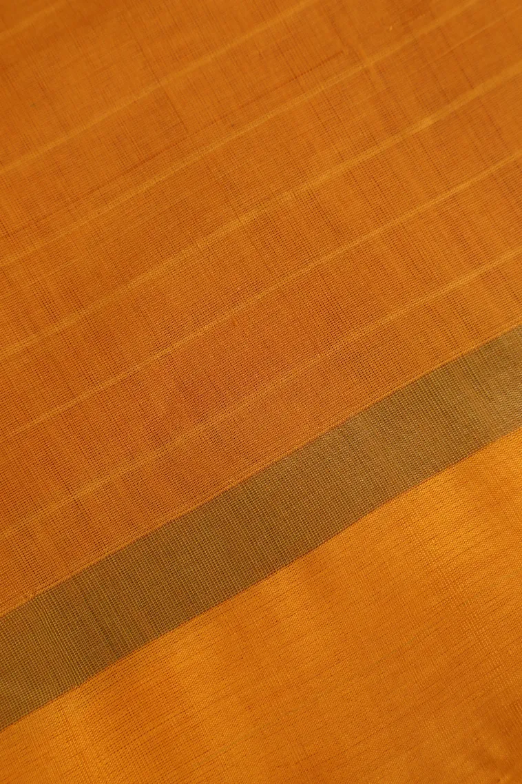 Bubblegum Pink Pure Handloom Kovai Cotton with Gold Zari Checks view 3