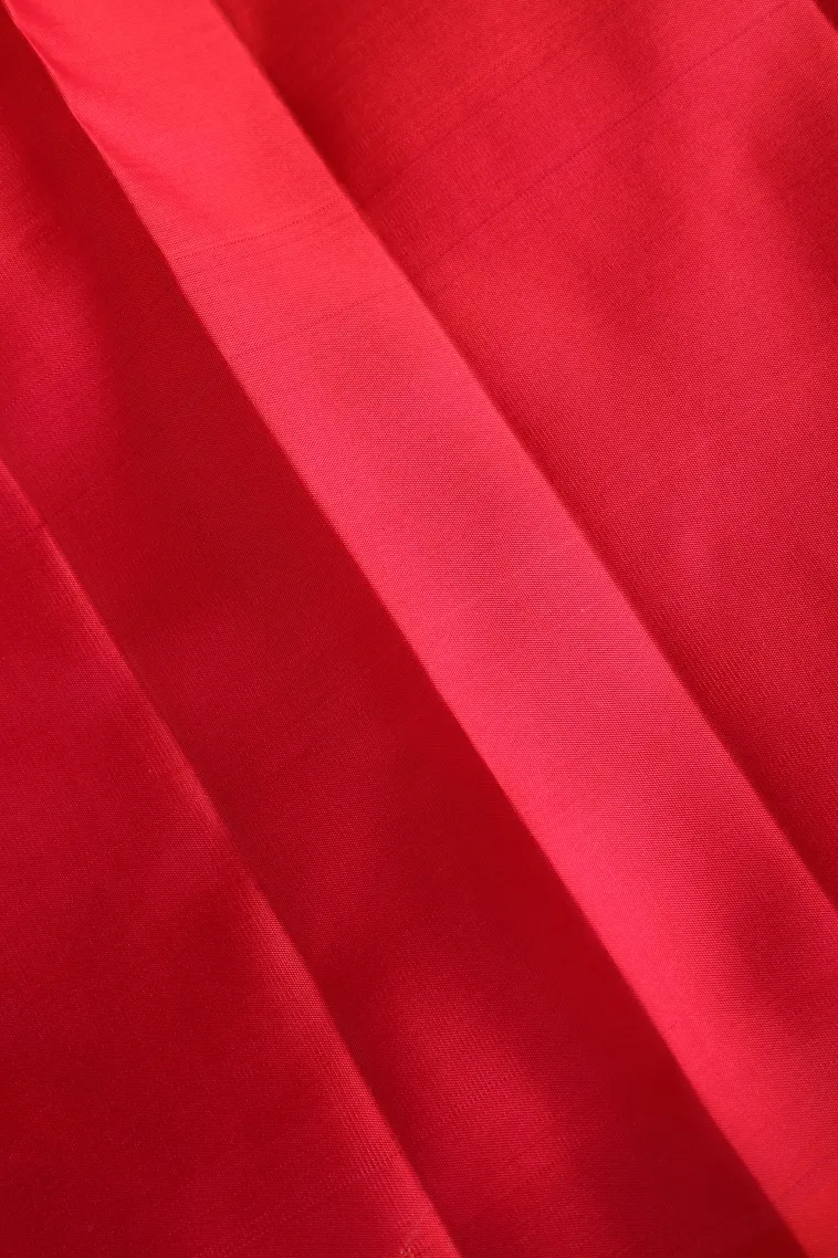 Strawberry Pink Kanchipuram Silk Sarees with Gold Zari Stripes view 3