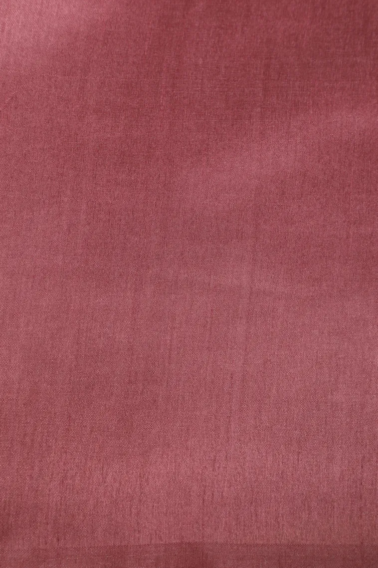 Mauve Semi Tussar Silk Without Zari With Peacock And Animal view 3