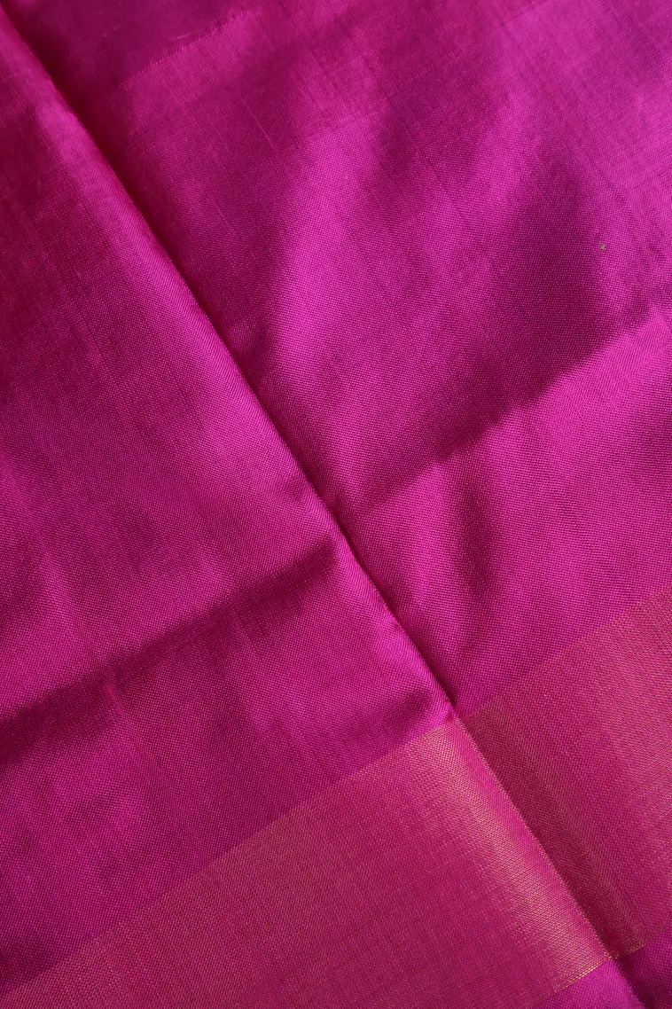 Lemon Yellow Ikkat Silk Without Zari With Geometric Shapes view 3