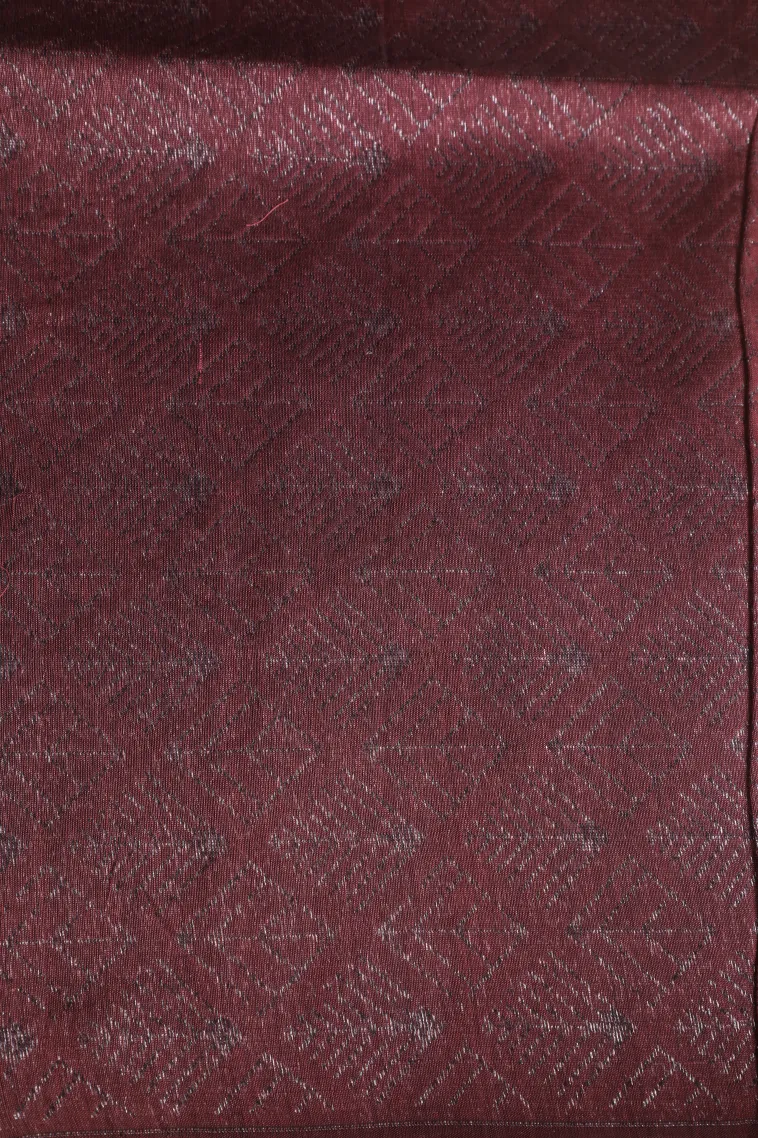 Rich Gold Silk Cotton Sarees with Antic Zari Geometric Shapes view 3