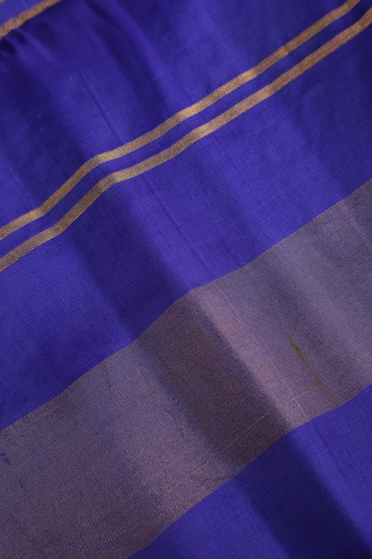 Peach Pink Soft Silk Saree with Gold Zari Checks And Puttas view 3
