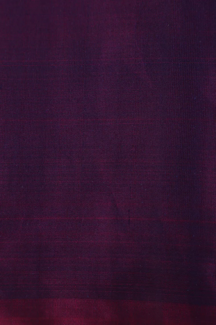 Rose Red Soft Silk Saree Without Zari With Plain view 3