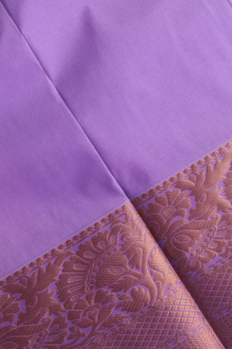 Sandollar Yellow Visiri Madippu Silk Sarees with Copper Zari Straipes And Puttas view 3