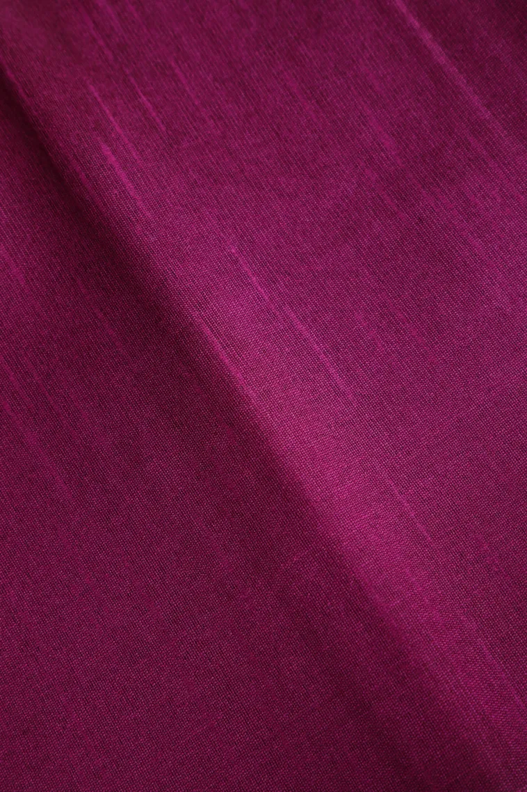 Crepe Pink Jute Sarees with Thread Zari Stripes view 3