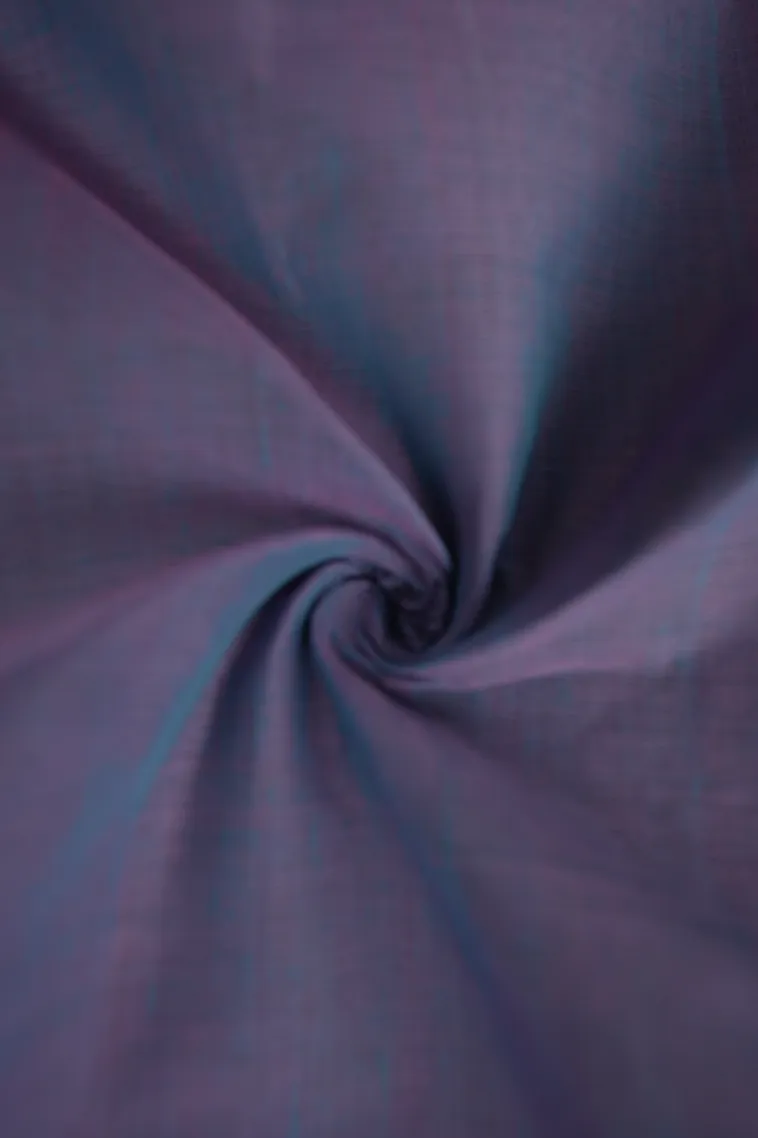 Periwinkle Purple Kanchi Cotton Sarees Without Zari With Buttis (small Dots Or Motifs) view 4