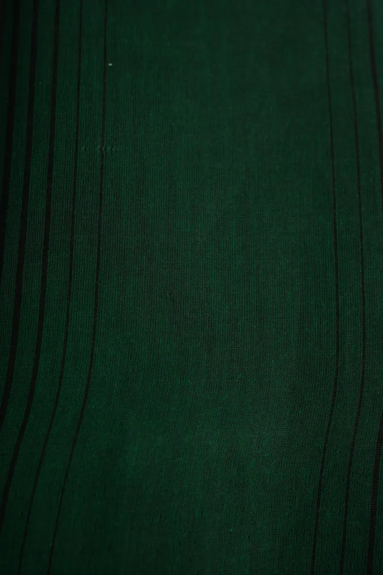 Asphalt Black Kanchi Cotton Sarees Without Zari With Stripes And Puttas view 3