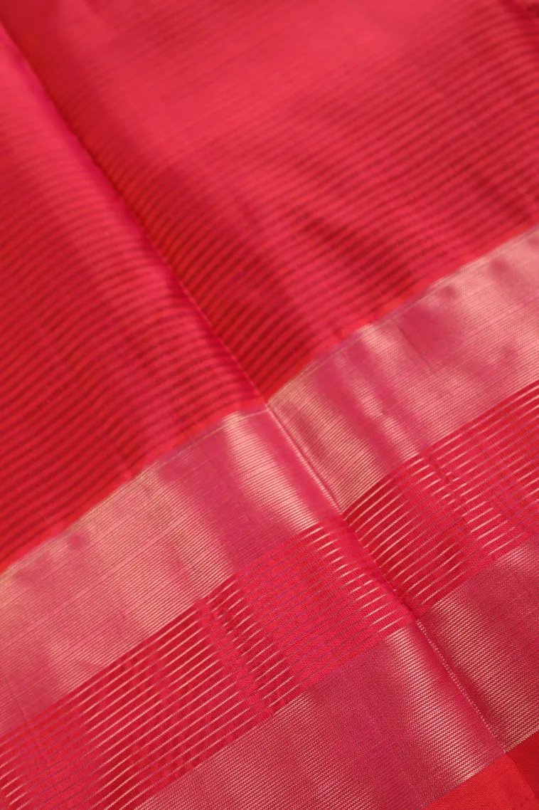 Bottle Green Soft Silk Saree with Gold Zari Buttis (small Dots Or Motifs) view 3