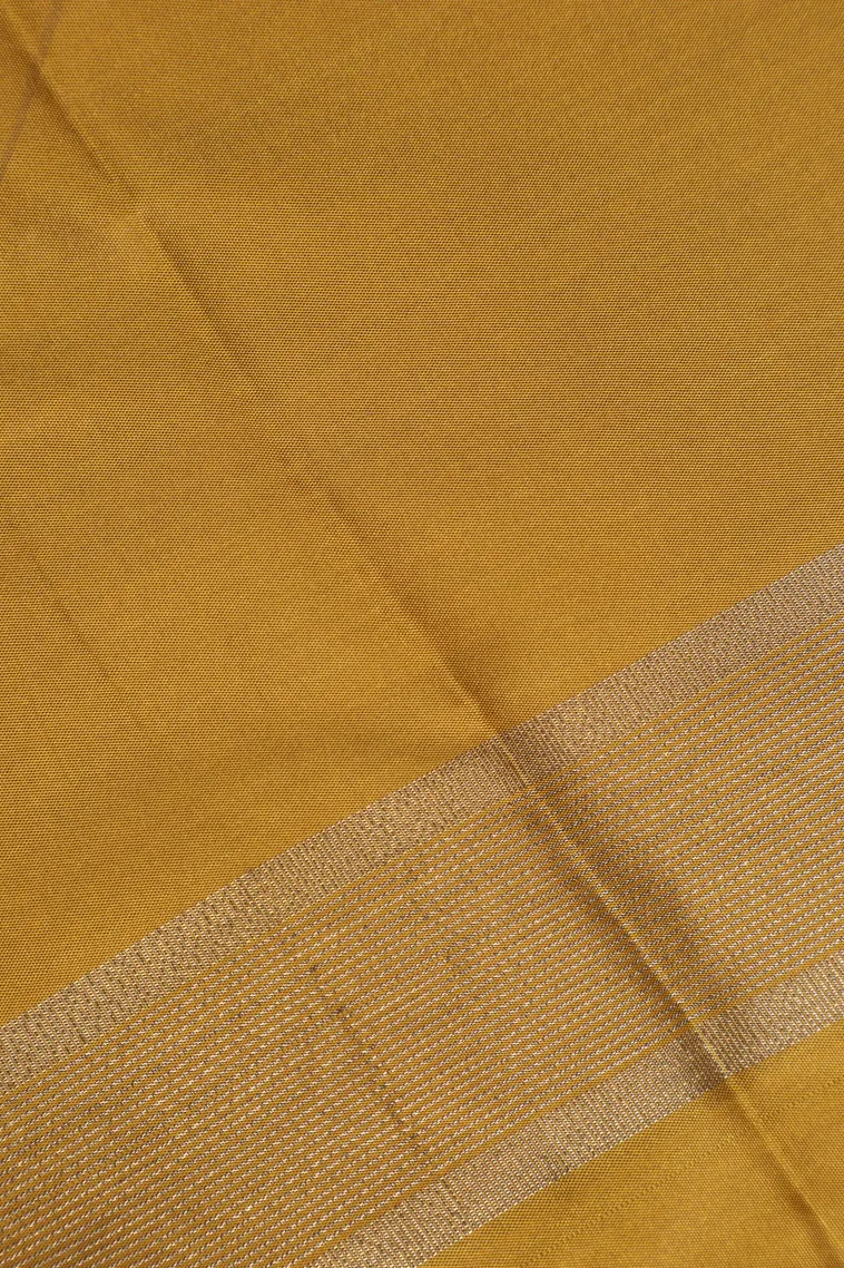 Grape Purple Arani Silk Sarees with Gold Zari Checks view 3