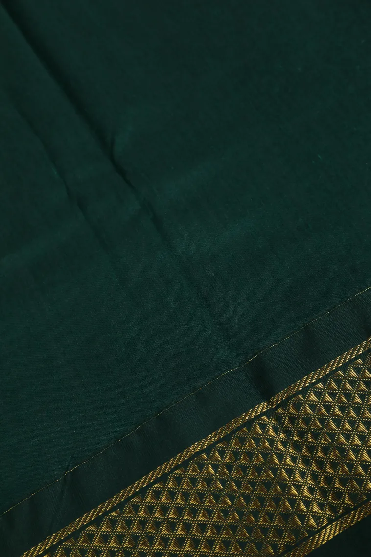 Lean Pink Kalyani Cotton with Gold Zari Buttis (small Dots Or Motifs) view 3