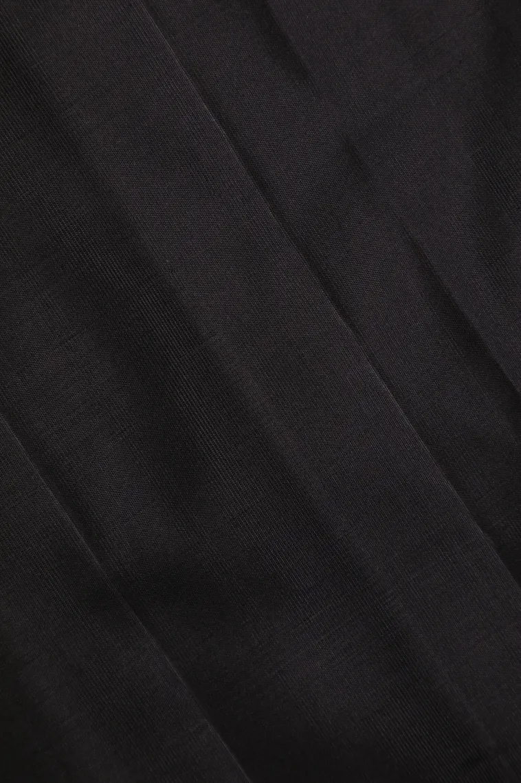 Carrot Orange Kanchipuram Silk Sarees with Gold Zari Checks view 3