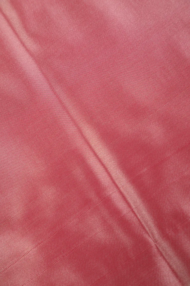 Arctic Blue Soft Silk Saree with Bronze Zari Stripes And Puttas view 3