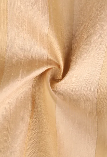 Sandollar Yellow Soft Silk Saree with Gold Zari Stripes