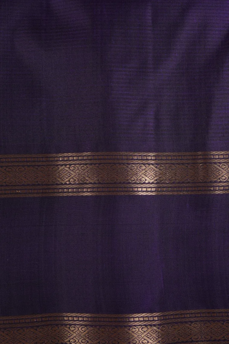 Lemon Yellow Soft Silk Saree with Gold Zari Buttis (small Dots Or Motifs) view 3