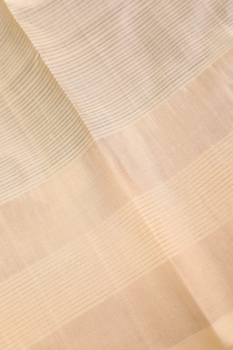 Coffee Brown Soft Silk Saree with Gold Zari Buttis (small Dots Or Motifs) view 3