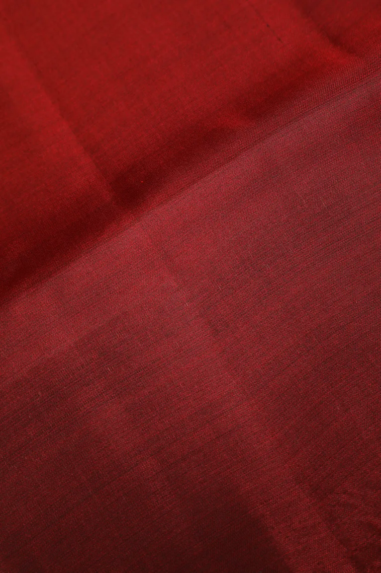 Berry Blue Soft Silk Saree with Gold Zari Stripes And Puttas view 3