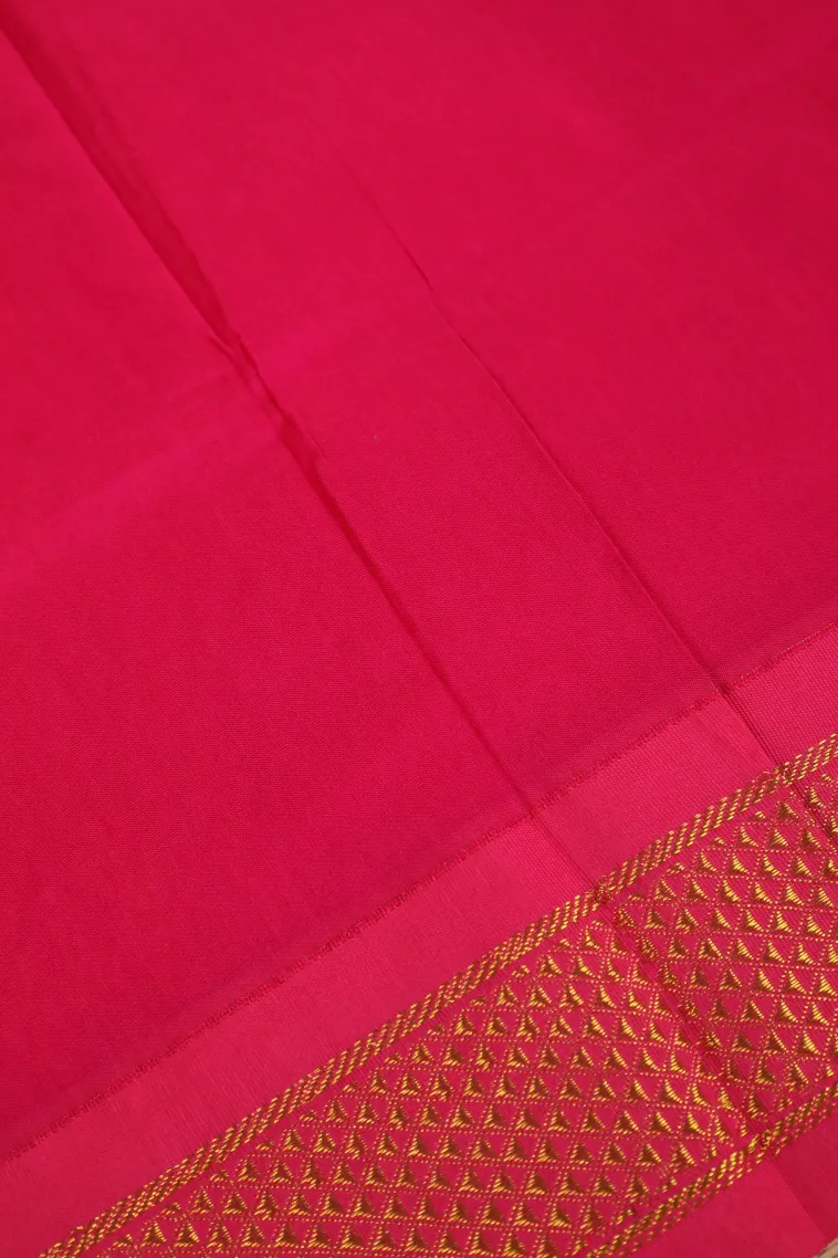 Lemon Yellow Kalyani Cotton with Gold Zari Buttis (small Dots Or Motifs) view 3