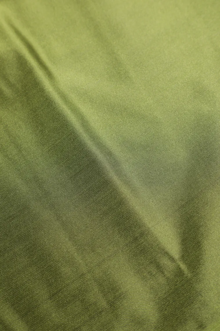 Lapis Blue Soft Silk Saree with Copper Zari Mango Puttas view 3