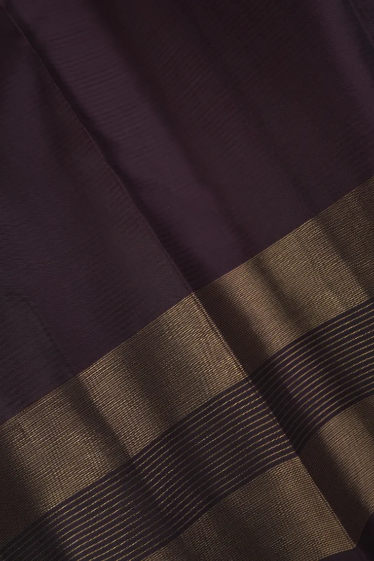 Fire Orange Soft Silk Saree with Gold Zari Buttis (small Dots Or Motifs) view 3