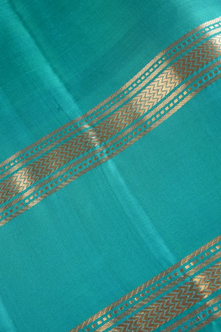 Lemon Yellow Soft Silk Saree with Gold Zari Rangoli Pattren view 3